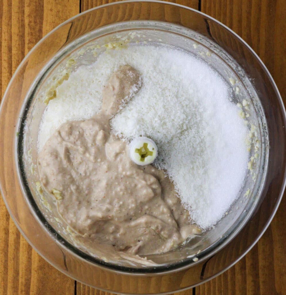 adding coconut and baobab to cashews